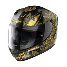 Casco moto scooter Integrale N60-6 Nolan NERO ORO METAL BLACK (GOLD)
