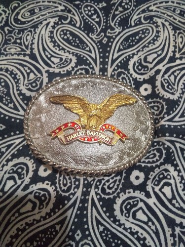 Harleydavidson fibbia western - harleydavidson,