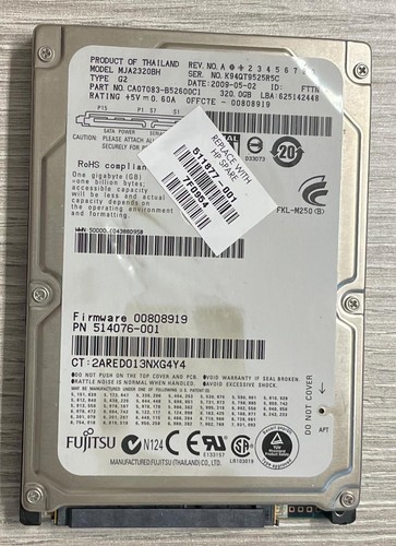 Hard disk fujitsu 320gb sata - hard,