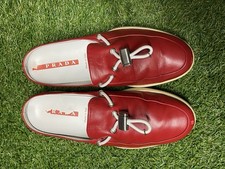 Scarpe Prada donna zoccoli Prada Mules rossi taglia 37 vedi foto da indossare.