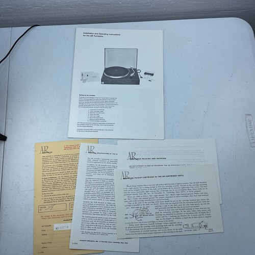Giradischi acoustic research - giradischi,