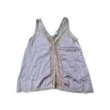 Canotta POL rosa raso pizzo