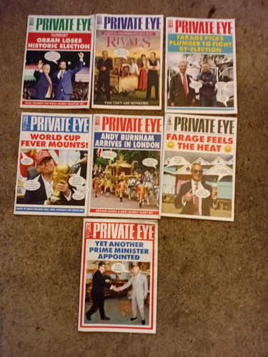 Private eye last issues - eye,