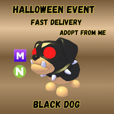 Adotta il tuo cane nero animale domestico questo Halloween - cane nero con consegna veloce!