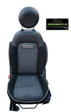 Sedile Anteriore Sinistro Fiat 500X Anno 2018  Pelle E Tessuto Originale 