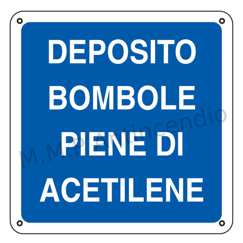 Cartello segnaletico deposito - cartello,