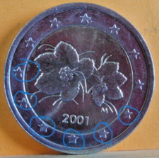 2 Euro Finlandia 2001 con