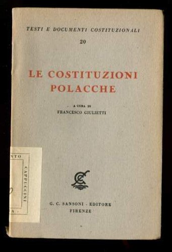Costituzioni polacche - costituzioni,
