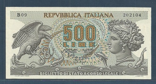 Italy 500 lire 1966 p - lire,,