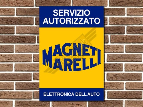 Insegna parete metallo - da,