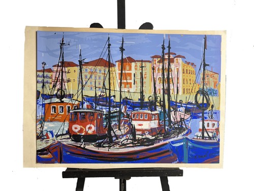 Gouache marine saint jean - gouache, de