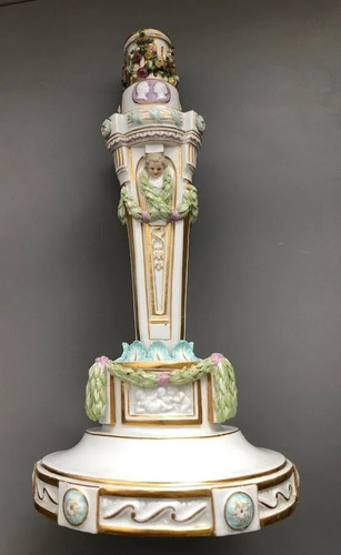 Candeliere porcellana meissen - candeliere,