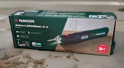 Saldatore batteria con - saldatore,