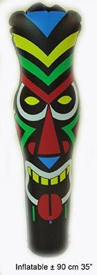 Totem gonfiabile hawaii afro - totem,