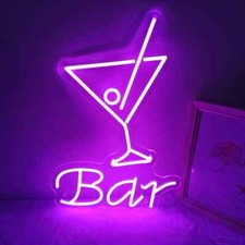 Luce al neon LED fatta a mano