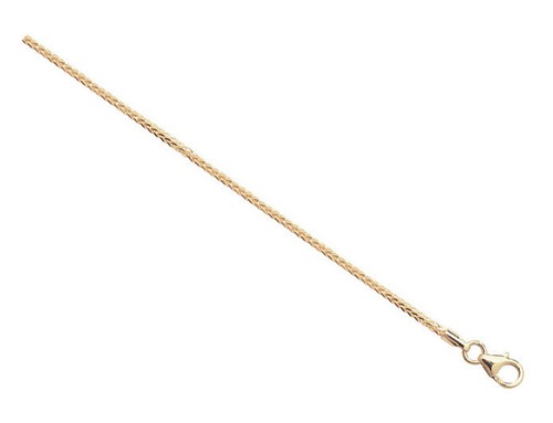 9ct oro giallo 4cm spiga - giallo,
