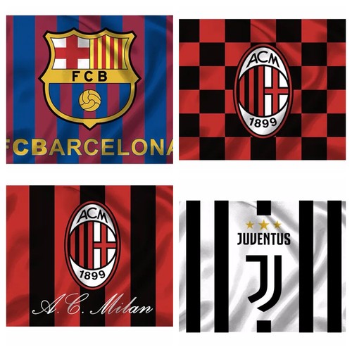 Bandiera calcio milan juve - milan,