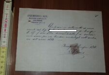 Quietanza vendita torchio Oriago (Mira) – Arsego 1894