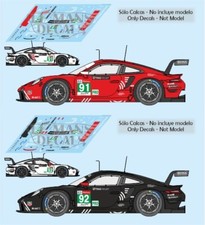 Decals Porsche 991 RSR Le Mans