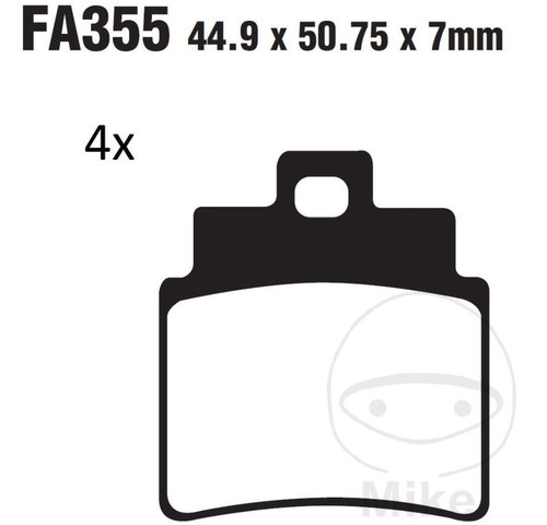 Pastiglie freno ebc - pastiglie, per