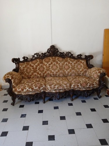 Divano barocco legno - divano,