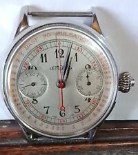 Big  Cronografo Lemania Monopusher  Cal. 16L Anni 20-30