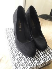 Decolletè Nero Scamosciato