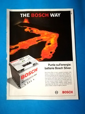 RITAGLIO DI GIORNALE PUBBLICITA' BATTERIE BOSCH SILVER AUTO DA COLLEZIONE- (141)
