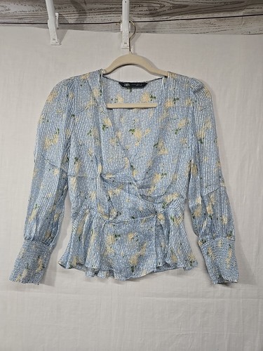 Blusa zara blu - zara, trasparente