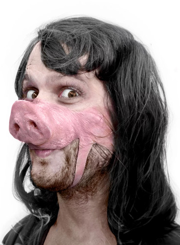 Maschera maiale hello - hello, piggy