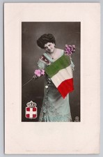 Italian Patriotic Lady Flag