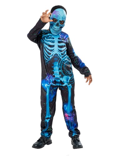 Costume scheletro neon bambini - scheletro,