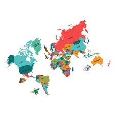  Cartina Del Mondo Da Parete