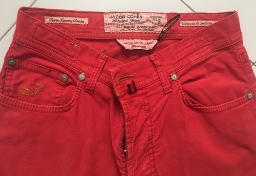 Pantaloni rossi jacob cohen - pantaloni,