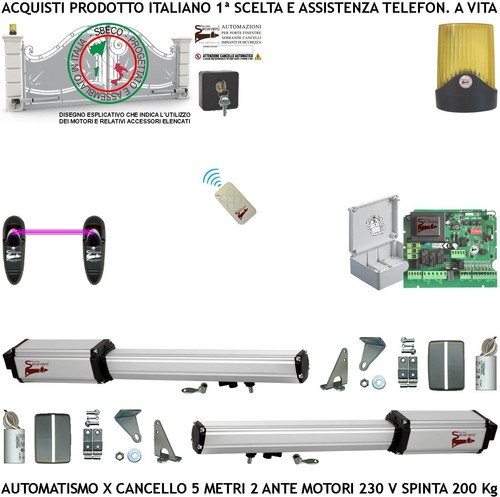 Kit motori 230 cancello - kit, 2