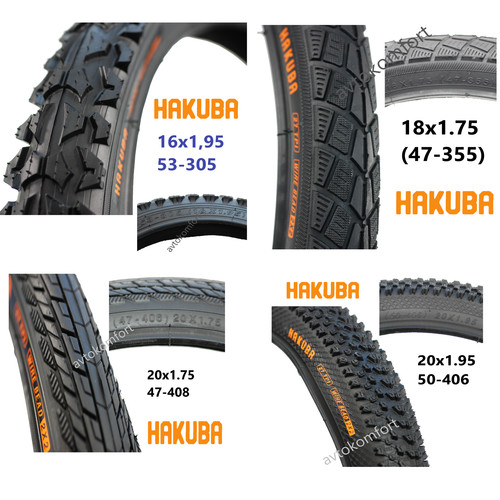 Hakuba 16x2 125 - hakuba, 18x1.75