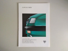 Depliant brochure Lancia Delta HPE - vernici e rivestimenti - IV/1995
