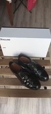 Scarpe Cuoio Pollini Nero Abrasivato