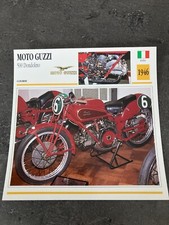 CARTE FICHE MOTO collection ATLAS MOTO GUZZI 500 DONDOLINO