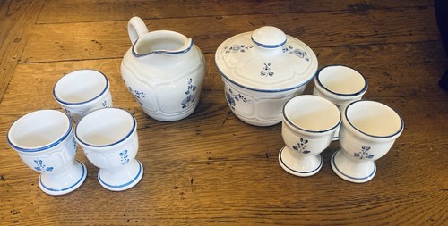 Brocca floreale blu herend - brocca,