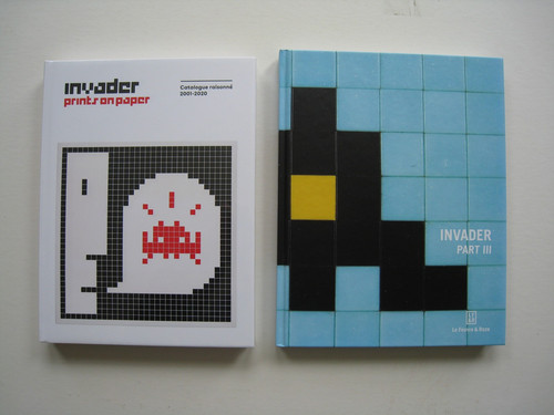 Space invader art - space, books