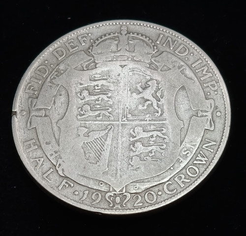 Moneta argento mezza corona