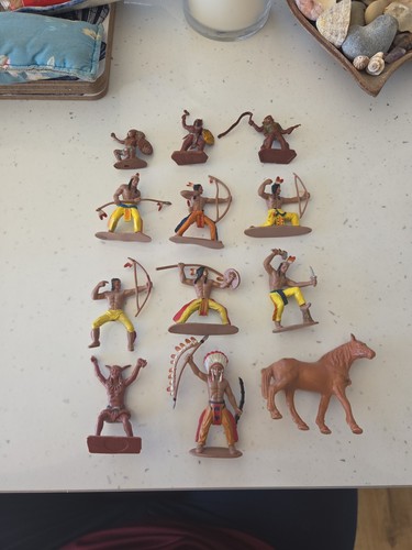 Vintage plastica indiani - vintage,