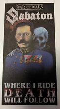 Sabaton 1 Flyer von der Tour