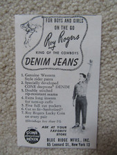 1950 Advertising, Roy Rogers