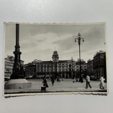 TRIESTE PIAZZA UNITA’ CARTOLINA D’ EPOCA  VIAGGIATA SPEDITA 1941 