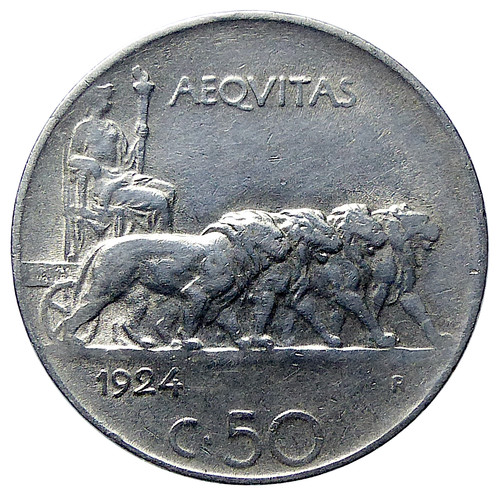 Italie centesimi 1924 - 1924, r
