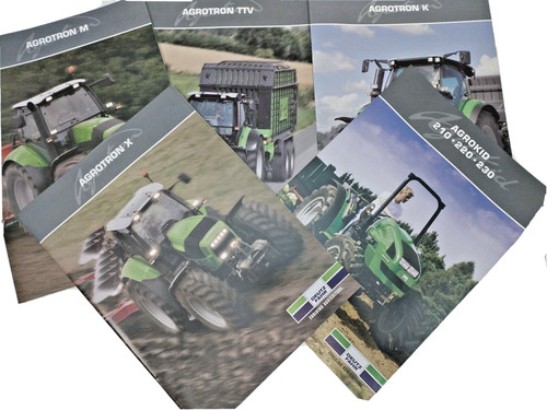 Brochuer trattori deutz - deutz, fahr