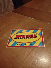 ADESIVO  STICKER  AUTOCOLLANT AUFKLEBER DIESEL ANNI '80  VINTAGE 