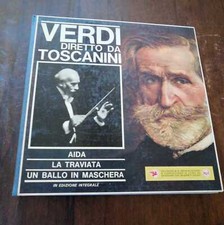 33 GIRI LP VERDI DIRETTO DA TOSCANINI 8 LP 33 GIRI AIDA LA TRAVIATA
